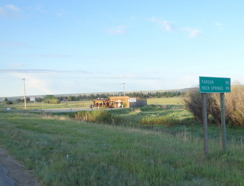 GDMBR: Cycling east on US-191 for about 12 miles.